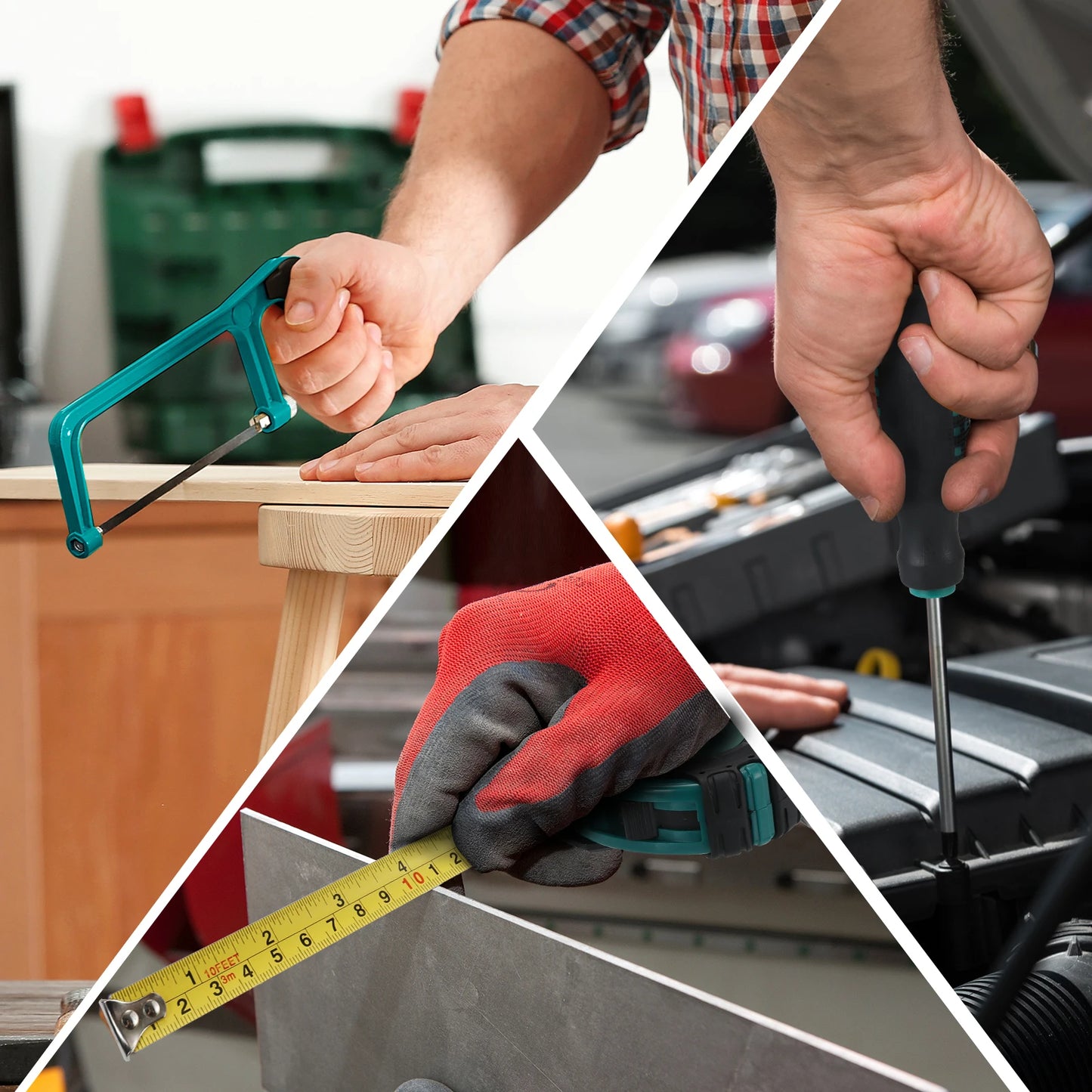 198-teilig Auto-Reparatur-Werkzeug-Set mit Koffer