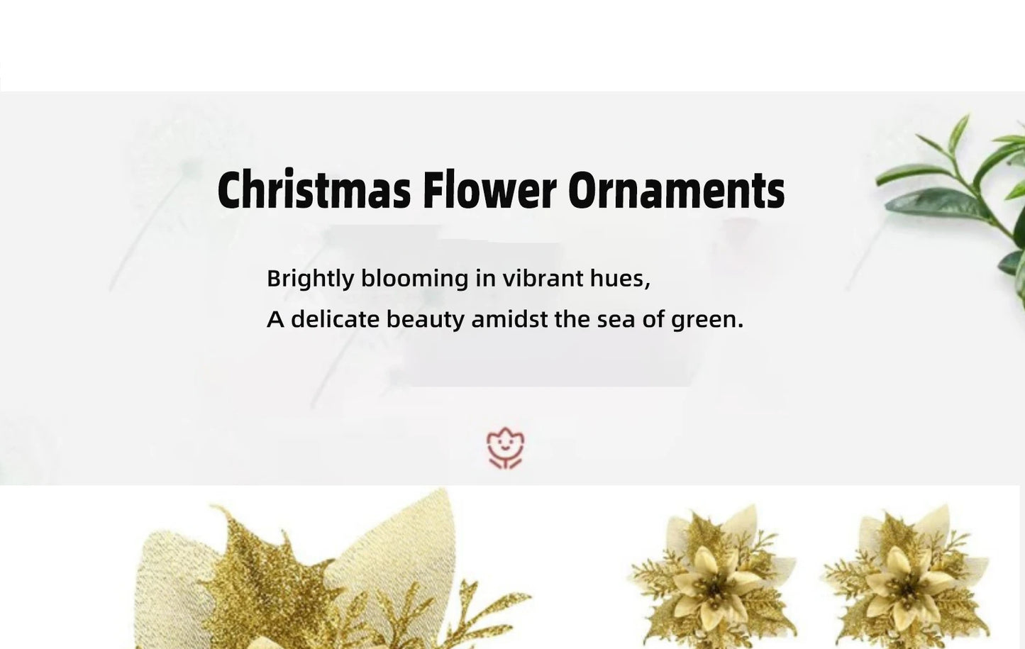 FestivaDecor DekoSet Weihnachtsdeko - 12/24/36 Kunststoff