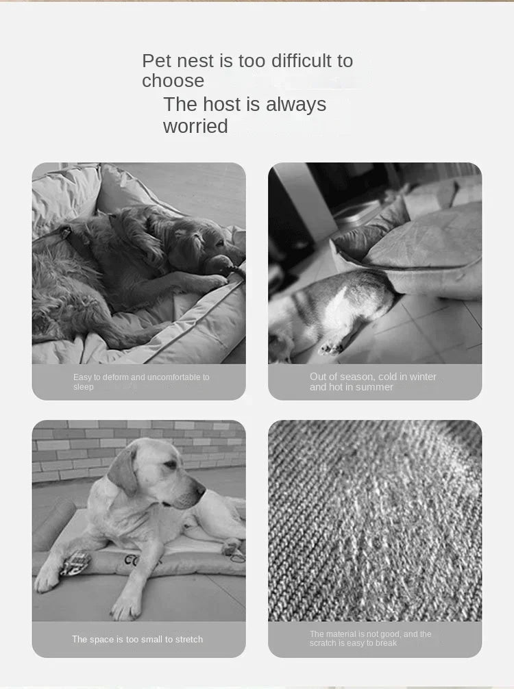 Waterproof Dog Bed Mat Removable Pet Sleeping Mat for Small Medium Dogs Cats Soft Dog Kennel House Pet Product Accessories beds