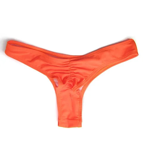 COZOK Bikini-Höschen 2025 - Brazilian Tanga Bottom in Weiß & Schwarz