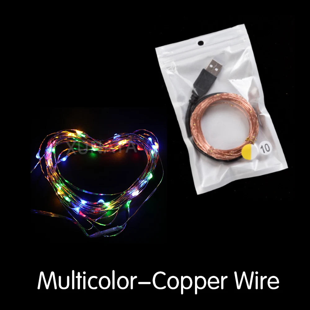 RGBCW String Light Wasserdichte Lichterkette - 249-2000 Lumen 4,5 V