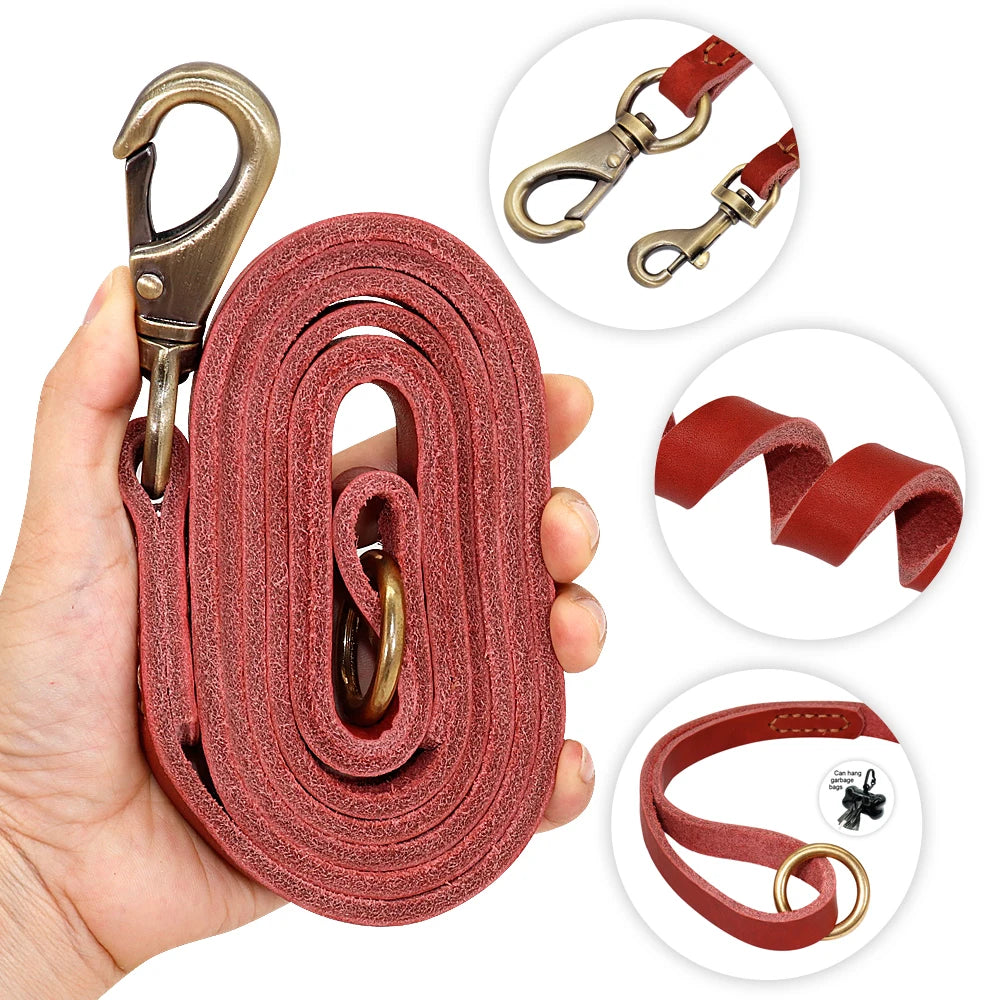 Anpassen Leder Hund Halsband Leine Set Personalisiert Haustier Halsband Leine Kostenlose Graviert Namensschild Für Kleine Mittlere Große Hunde