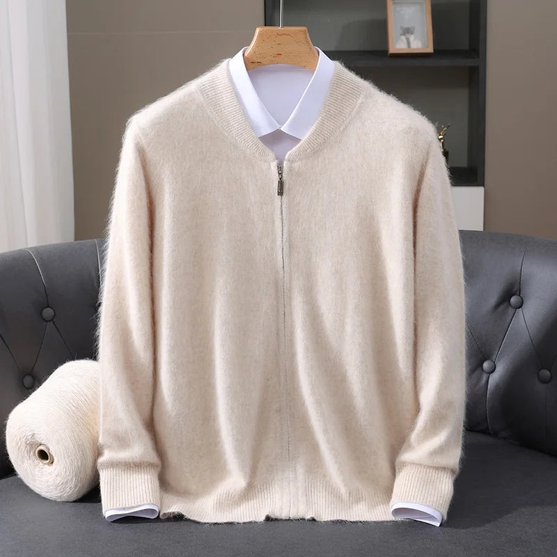 Snaoutofit Stehkragen Reißverschluss - Nerz Kaschmir M