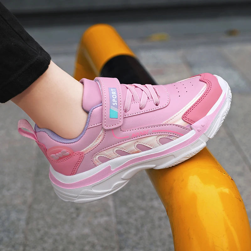 Schule Sneaker Für Mädchen Rosa 2025 Neu Komfortabel Frühling Casual Schuhe Für Kinder Weich Flexibel Kinder Mädchen Sport Schuhe