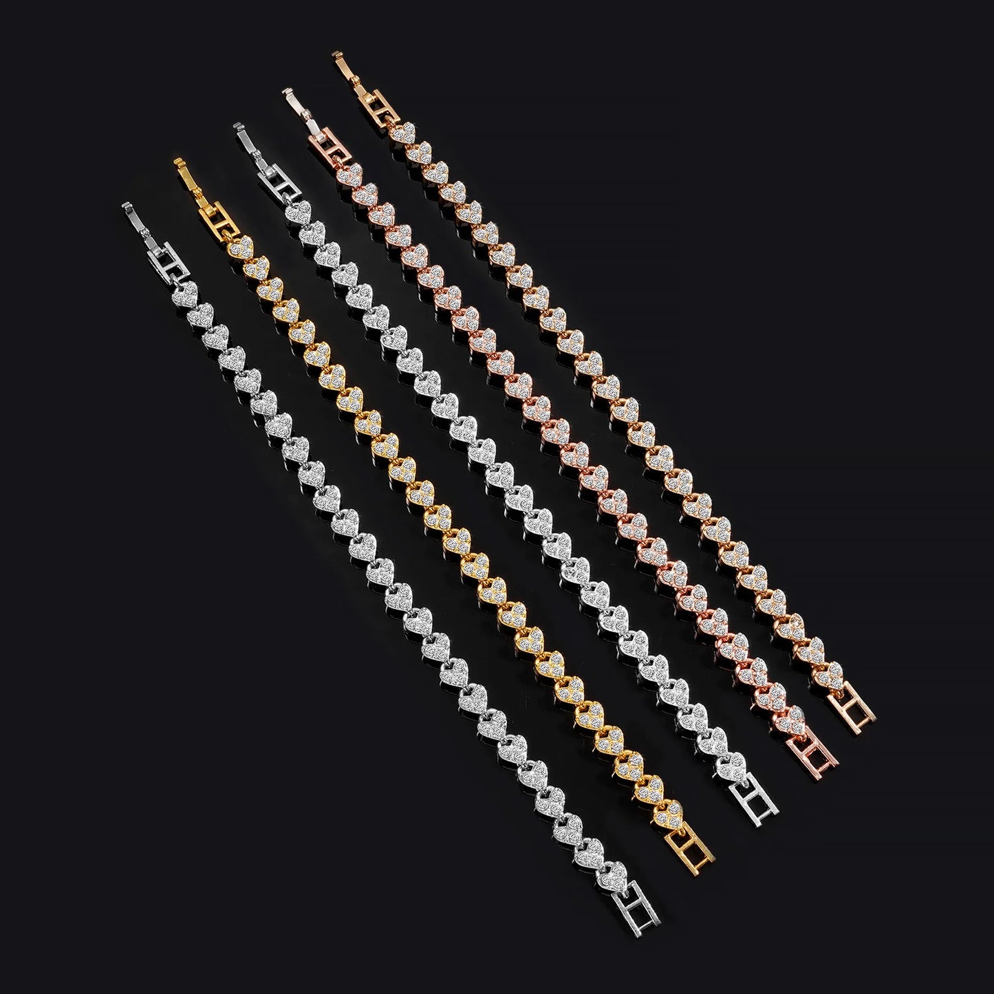Luxus Römisch Kristall Geometrisch Kette Armbänder Für Frauen Trendy 2024 Goth Voller Strass Charm Bangles Hochzeit Schmuck Accessoires