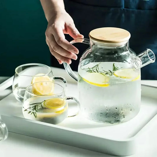 ClearGlass Kanne Hitzebeständig - 1,8 L Borosilikatglas