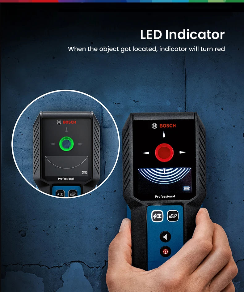 Scaner de perete 2025: Detector de perete Bosch Professional - Scaner digital pentru cabluri sub tensiune