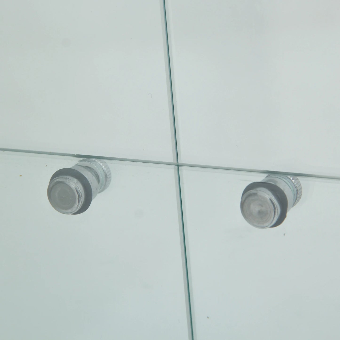 Rosahqnda Vitrine 4 Ebenen Gehärtetes Glas Elegant