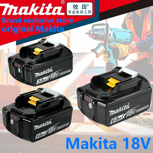 Makita Original 6Ah/5Ah Rechargeable Battery Compatible withBL1840 BL1830B BL1850B BL1850 BL1860 BL1815 Lithium-ion Tool Battery