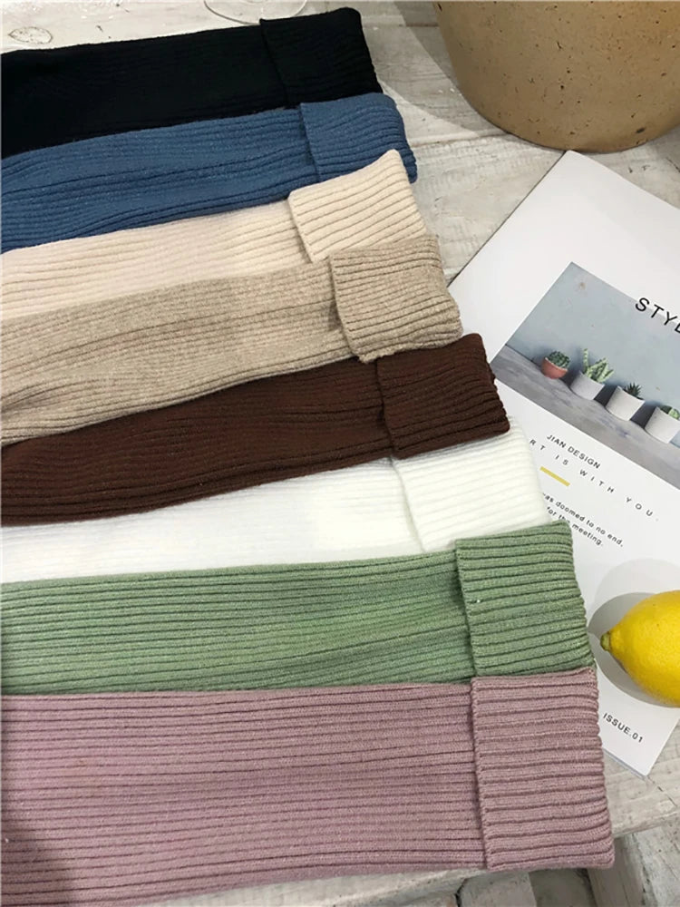 NovaKnit Rollkragenpullover Damen - Fein Garn Dünn Größe S M