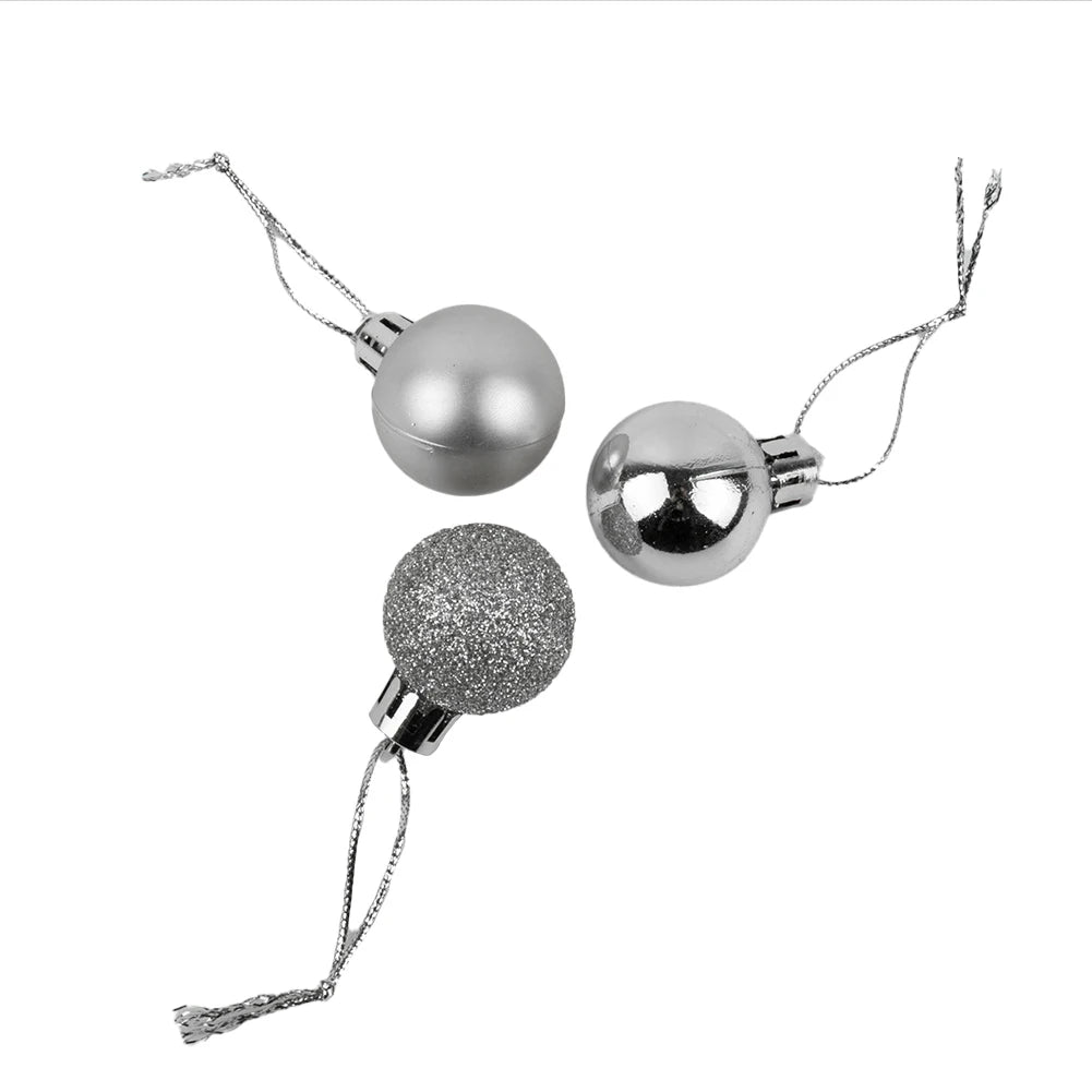 Choice Christbaumkugeln Kunststoff - 24 Stück, Ø3 cm