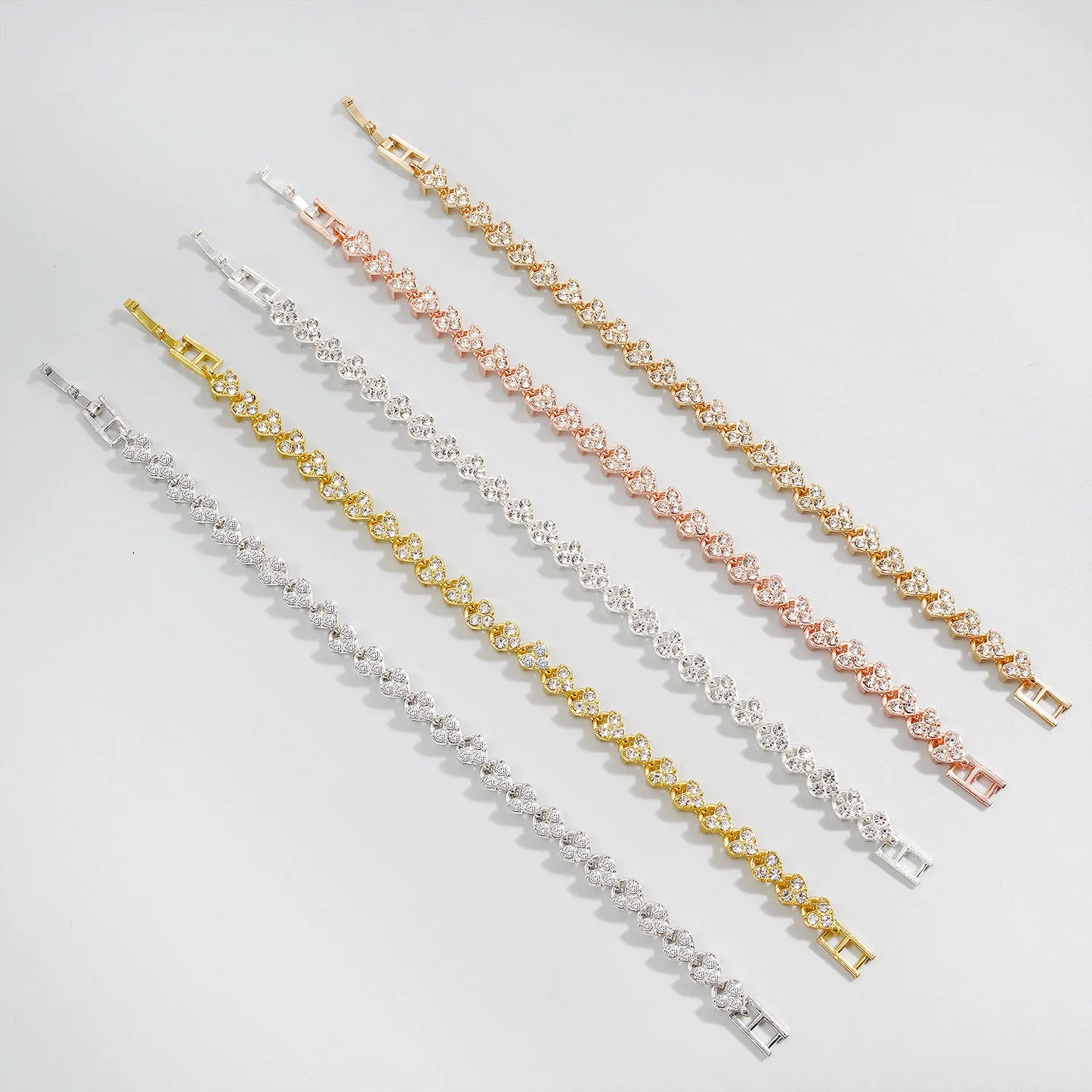 Luxus Römisch Kristall Geometrisch Kette Armbänder Für Frauen Trendy 2024 Goth Voller Strass Charm Bangles Hochzeit Schmuck Accessoires
