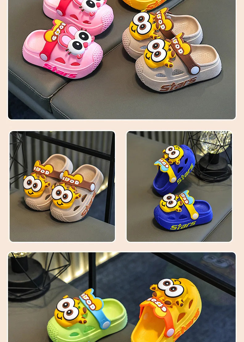 Kinder-Hausschuhe 2025: Sommer Cartoon Cool-Beach - Indoor Comfort Collection