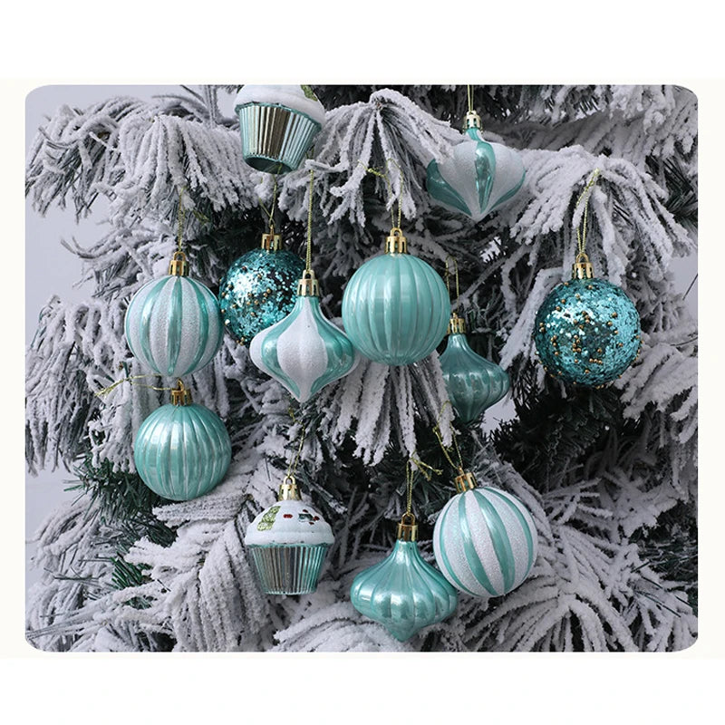 Electronic Farbige Schaumseidenkugeln Glitzernde - Ø6cm,13Stk Rot Grün