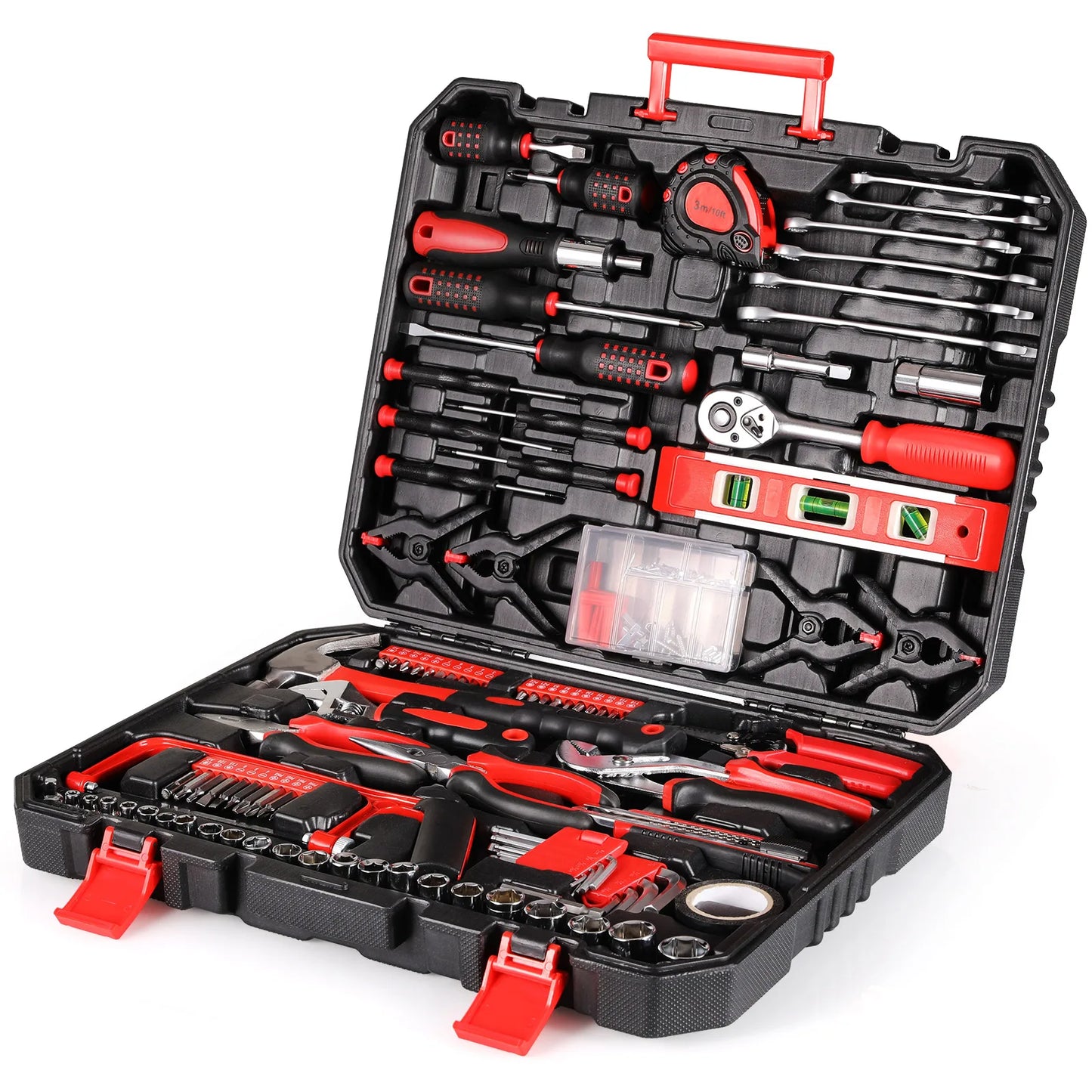 198-teilig Auto-Reparatur-Werkzeug-Set mit Koffer
