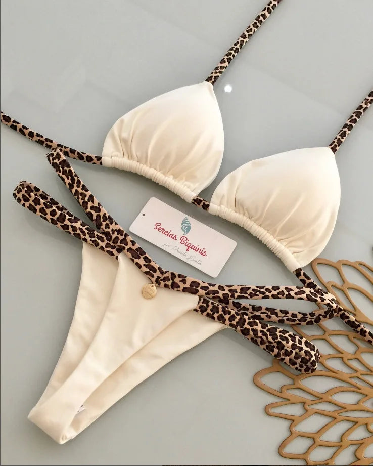 Bikini-Set: Zwei-teiliger Schwimmanzug Stylish Design Hautfreundlich - Beach-Holiday Pool Schwimmbekleidung