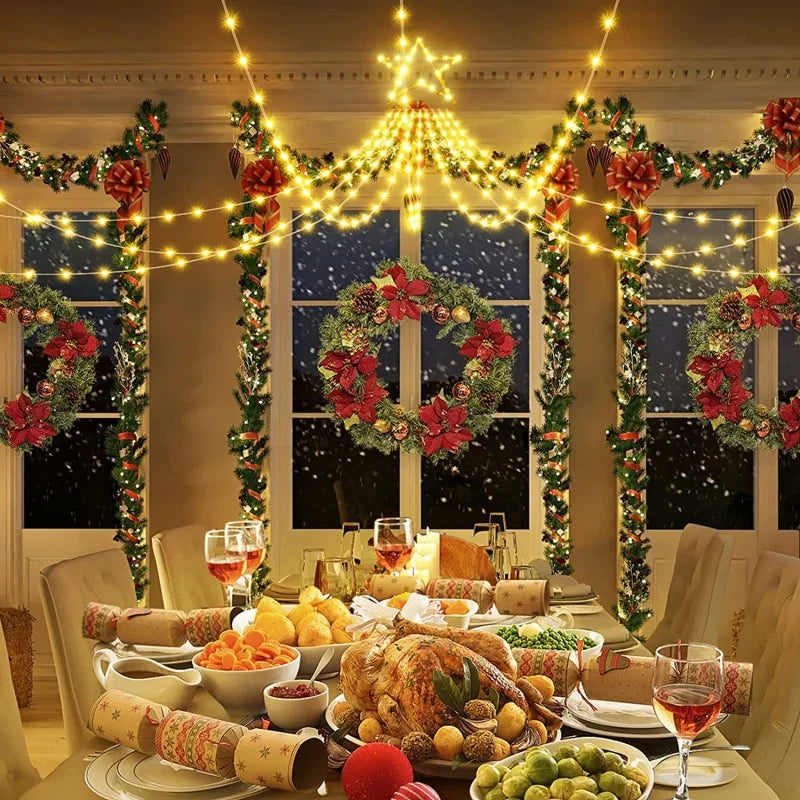 Oświetlenie wodospadowe LED LSDM – zasilane przez USB, 200 i 280 diod LED, kompaktowe