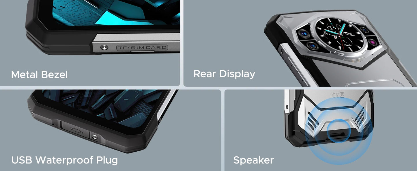 DOOGEE S200 Outdoor-Smartphone - 6,72 Zoll Display, 10100 mAh, 33W