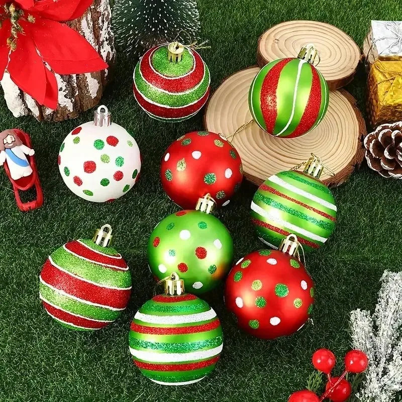 Choice Glitter Kugeln Glitzer Malerei - 6er Set Durchmesser 3 cm