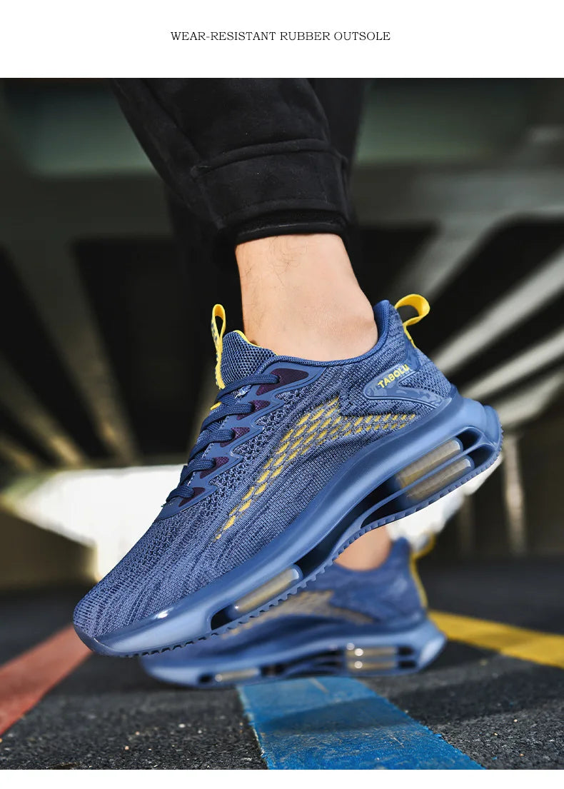 Men Walking Shoes Male Hollow Sole Sneakers Fashion Outdoor Casual Jogging Trainers Man Comfortable Light Soft Athletic Footwear
