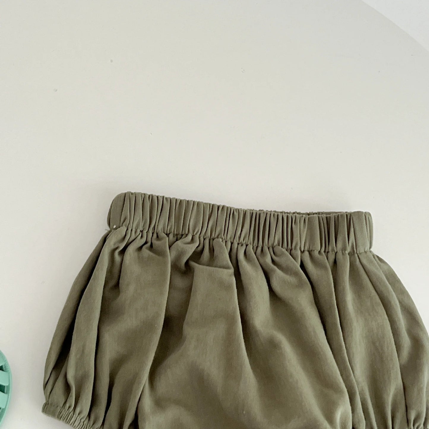 Infant Baby Girls Short Sleeve Green Printing Tops Shorts 2Pcs Clothing Sets Summer Baby Girls Children's Clothes Suit 0-3Yrs