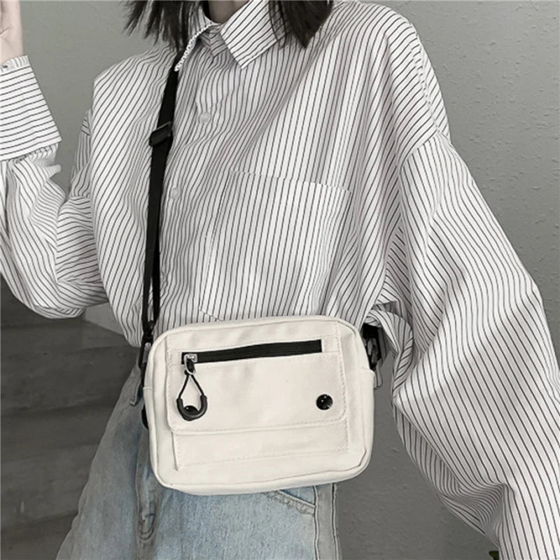 Umhängetasche 2025: Canvas Casual Versatile Fashion - Large Capacity Mobile Phone Coin Purse Women Collection