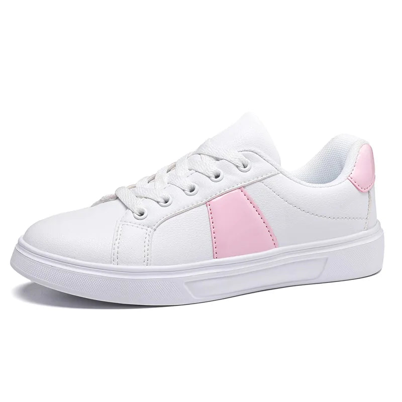 Men's and women's sneakers Casual Shoes Women's flats Lightweight leather breathable shoes Women's white sports walking shoes