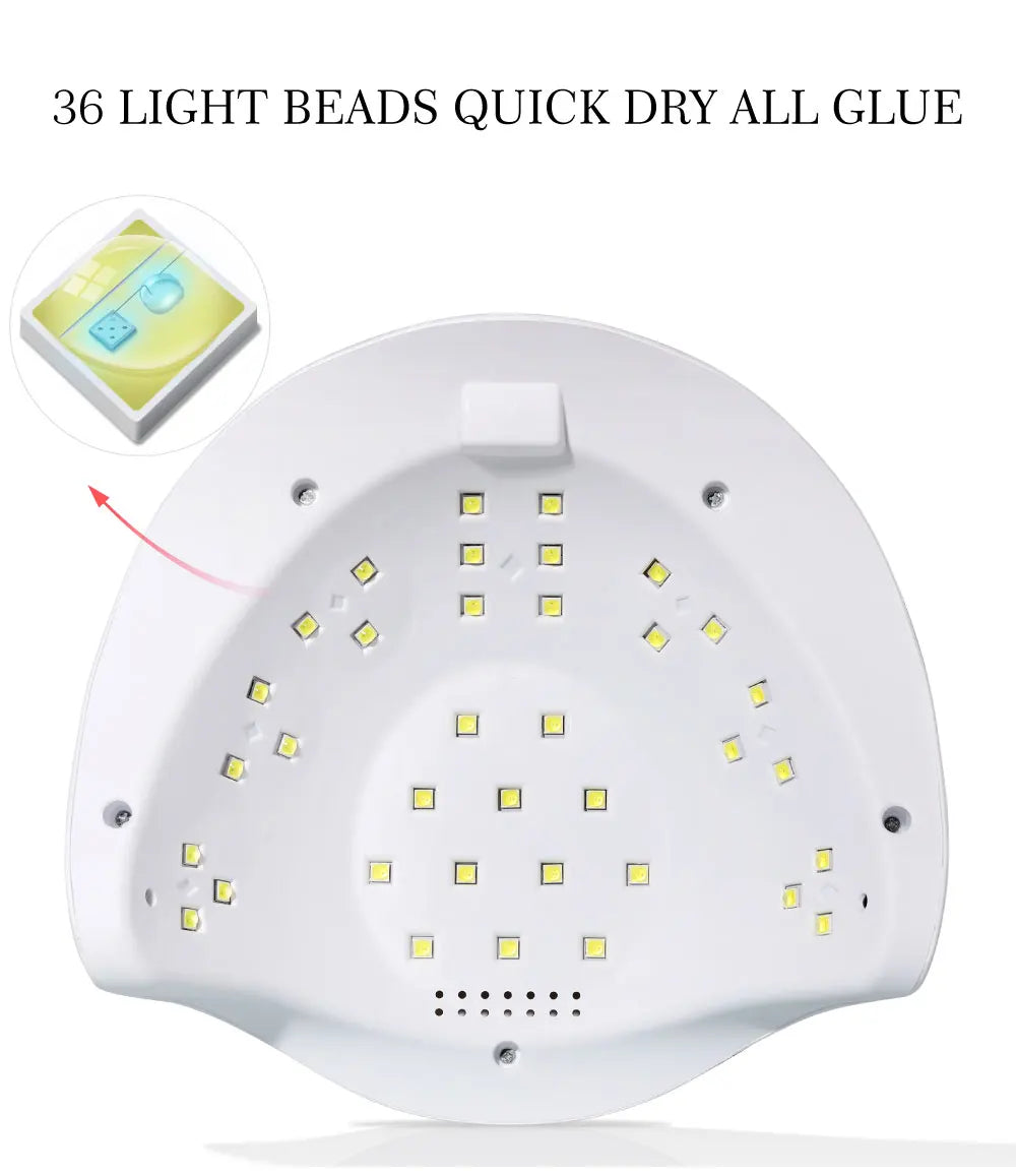 High Power SUN X PLUS Nail Lamp Phototherapy UV Led For Drying All Nail Gel Polish With LCD Touch Smart Sensor Manicure Salon