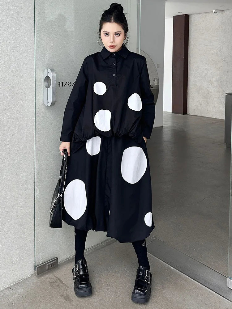 EAM 1DH9366 Unregelmäßiges Hemd-Rock Set - Größe XL