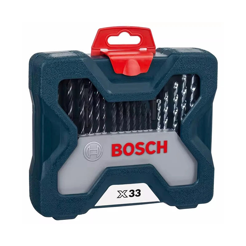 Bosch 33Pcs Drill Bits Screwdriver Bit Mixed Kit 2-8mm High-Speed Steel Drill Bit Screwdriver Head Mix Set for Wood/metal/stone