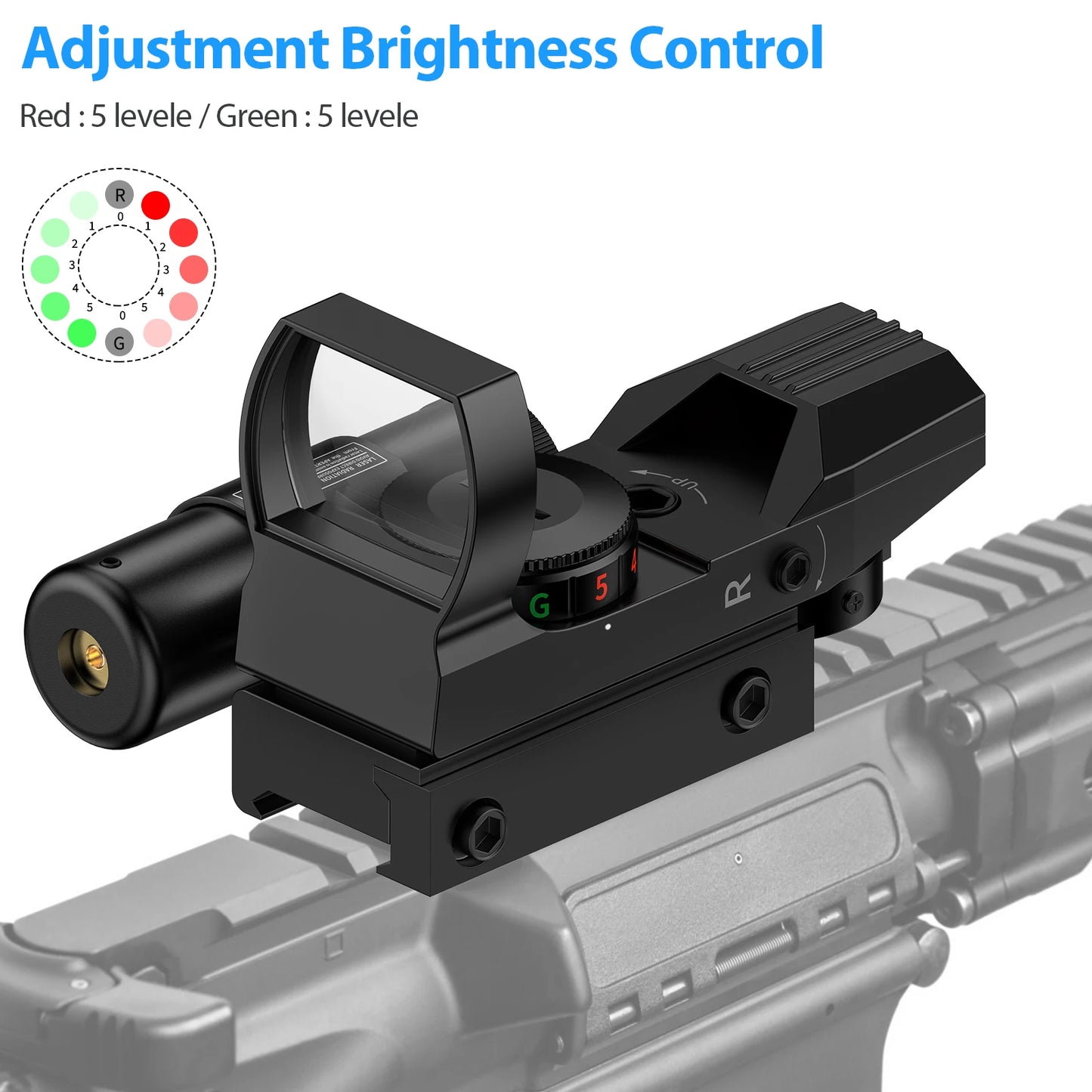 Bestsight Holographisch Rotpunktvisier - 20mm Schiene 6x