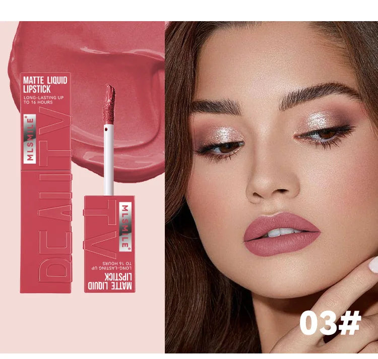 Pudaier Lipgloss Wasserdicht Langanhaltend - 6 Farben 6ml