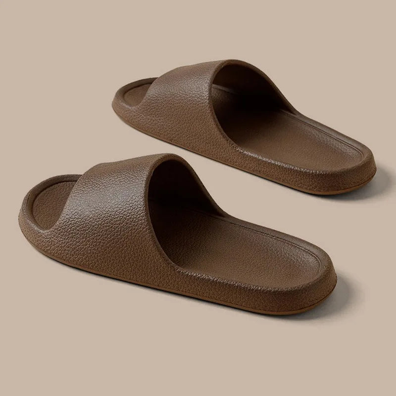 Frauen Dick Plattform Cloud Hausschuhe Sommer Strand Eva Weich Sohle Slide Sandalen Freizeit Männer Damen Innen Badezimmer Anti-Rutsch Schuhe