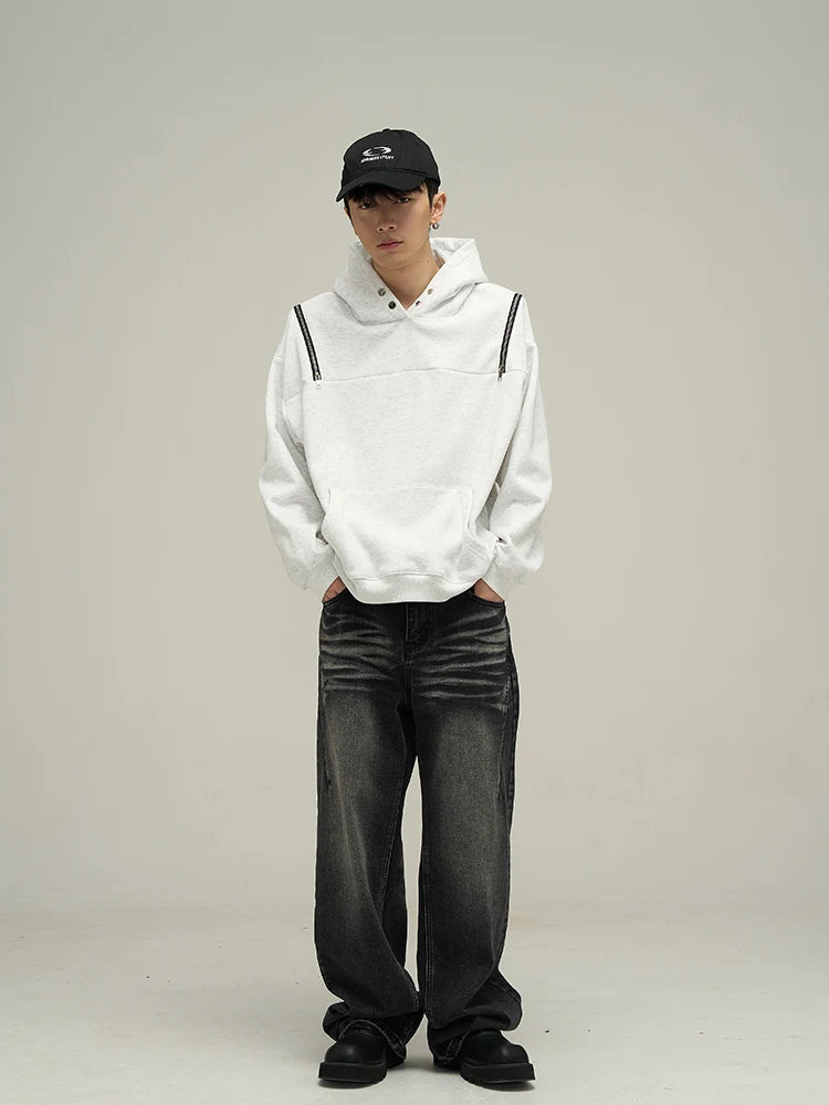Guangdong Jeans Streetwear Stil - Shorts Denim Loose Herren