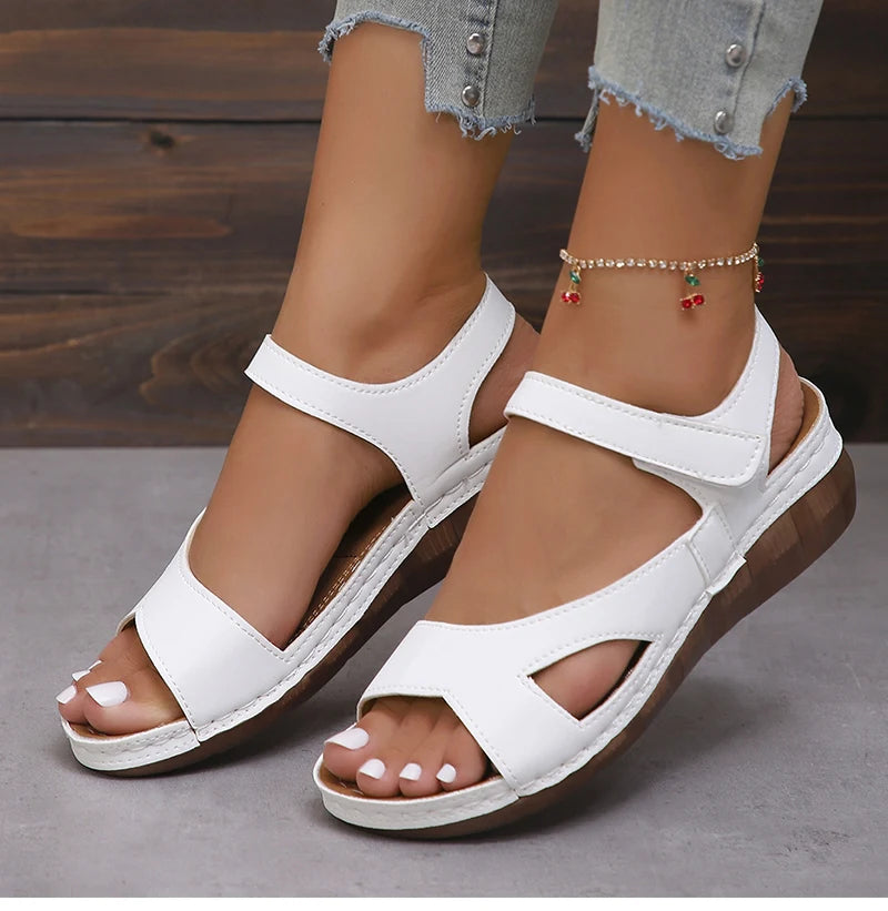 Women's Sandals Classics Summer Sandals Women 2025 Summer Shoes Woman Heels Sandals Wedges Heeled Shoes Elegant Sandalias Mujer