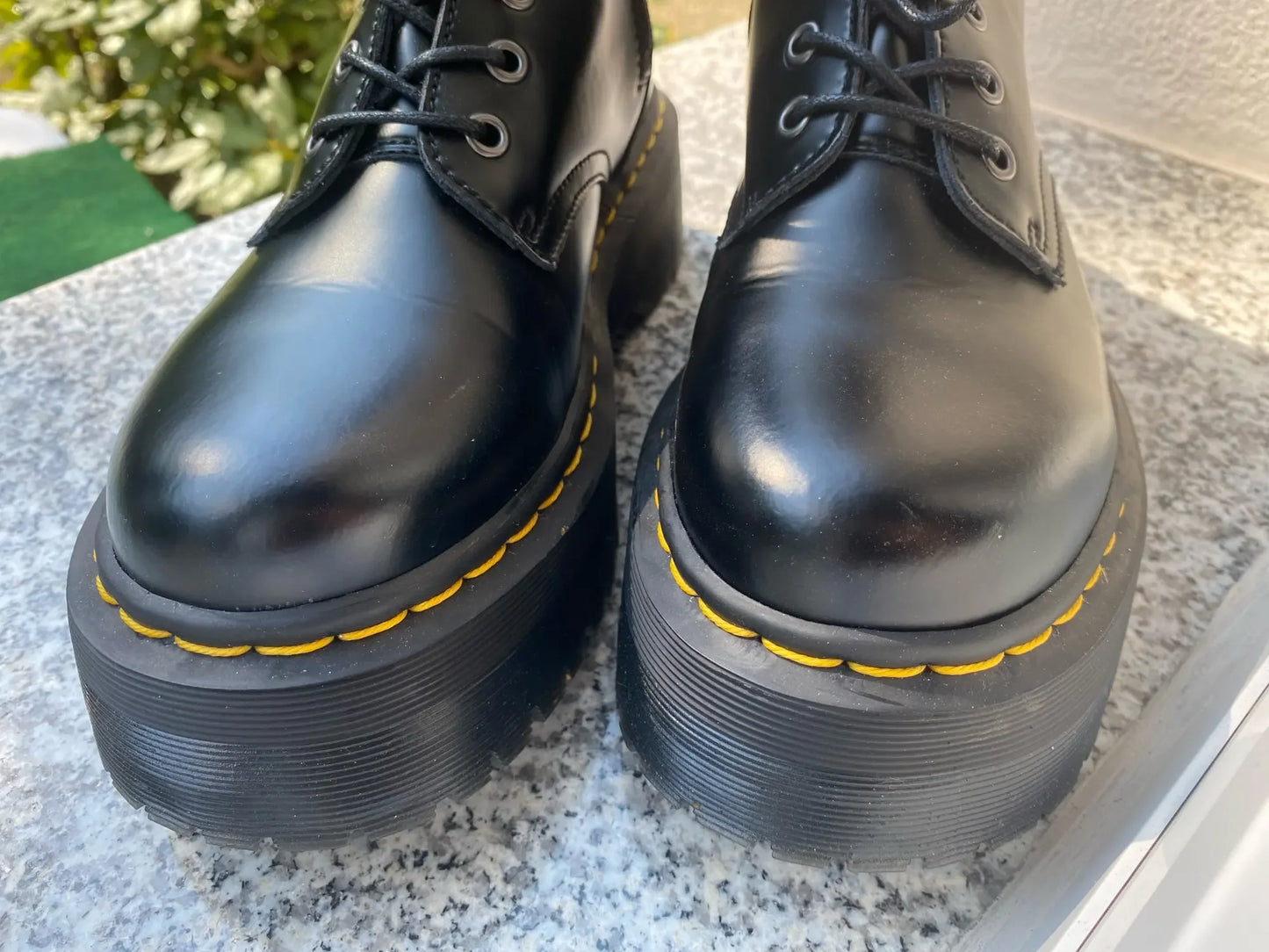 Ghete cu platformă din piele naturală CN Guangdong - Înălțimea tocului 3-5 cm, Platformă 2 cm, Mărimea EU 36-41