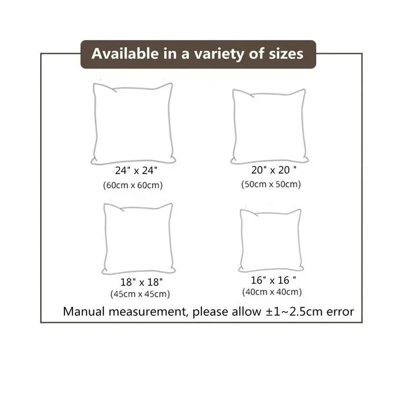 Home Decor Christmas-themed Cute Pillow Covers Suitable For Sofa Bedroom Car Pillow Cover Cushion Rectangular Back Cushion