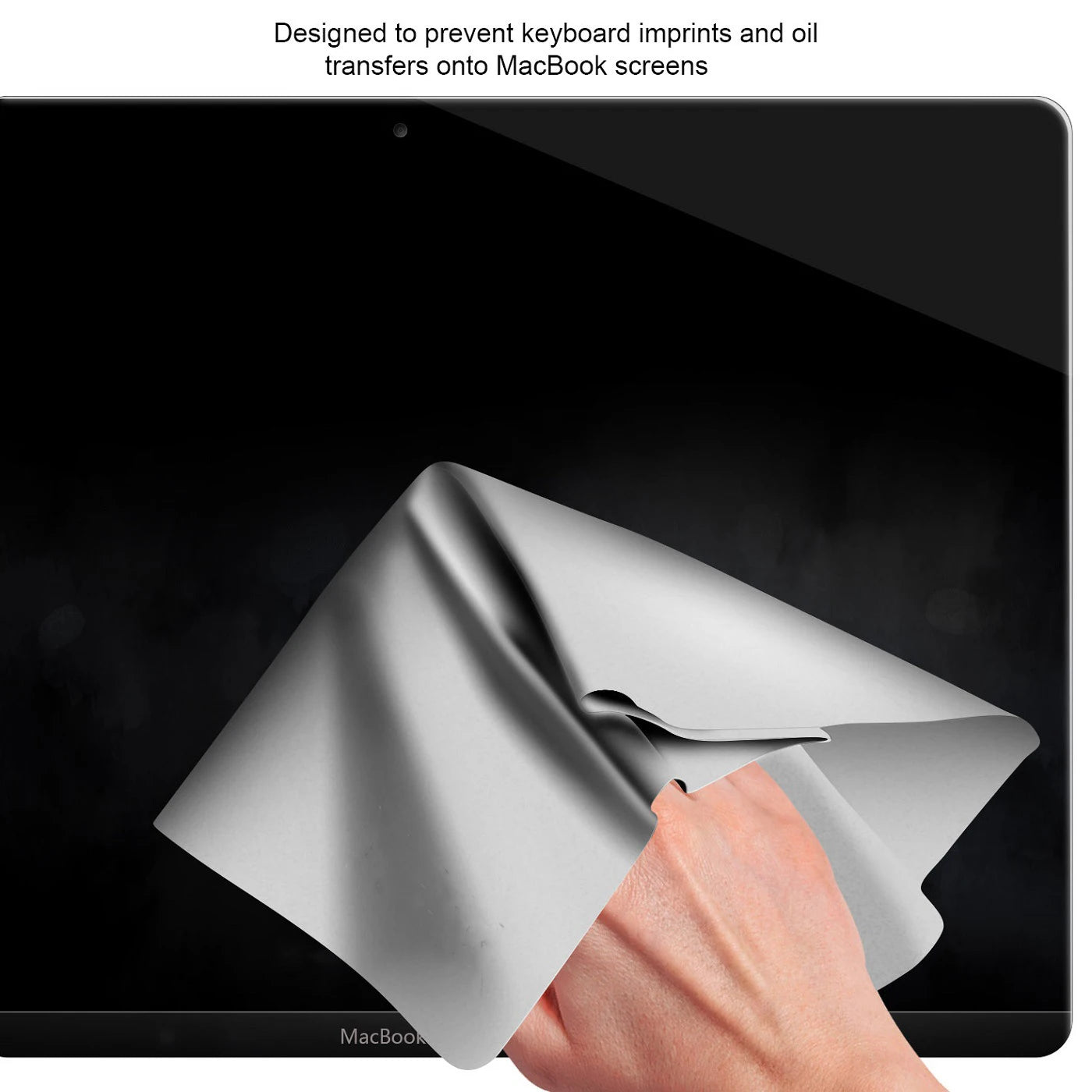 Laptop-Schutzfolie 2025 - Mikrofaser Staubschutz Tastatur - Bildschirm Reinigungstuch MacBook Pro Notebook