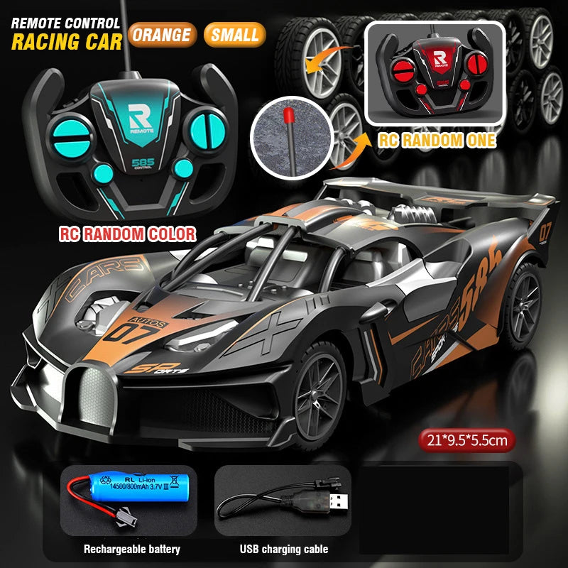 RC Car Toy 2.4G Drift Racing Remote Control Car High Speed Off Road Racing Car Toys for Boys Christmas Indoor Outdoor Gifts