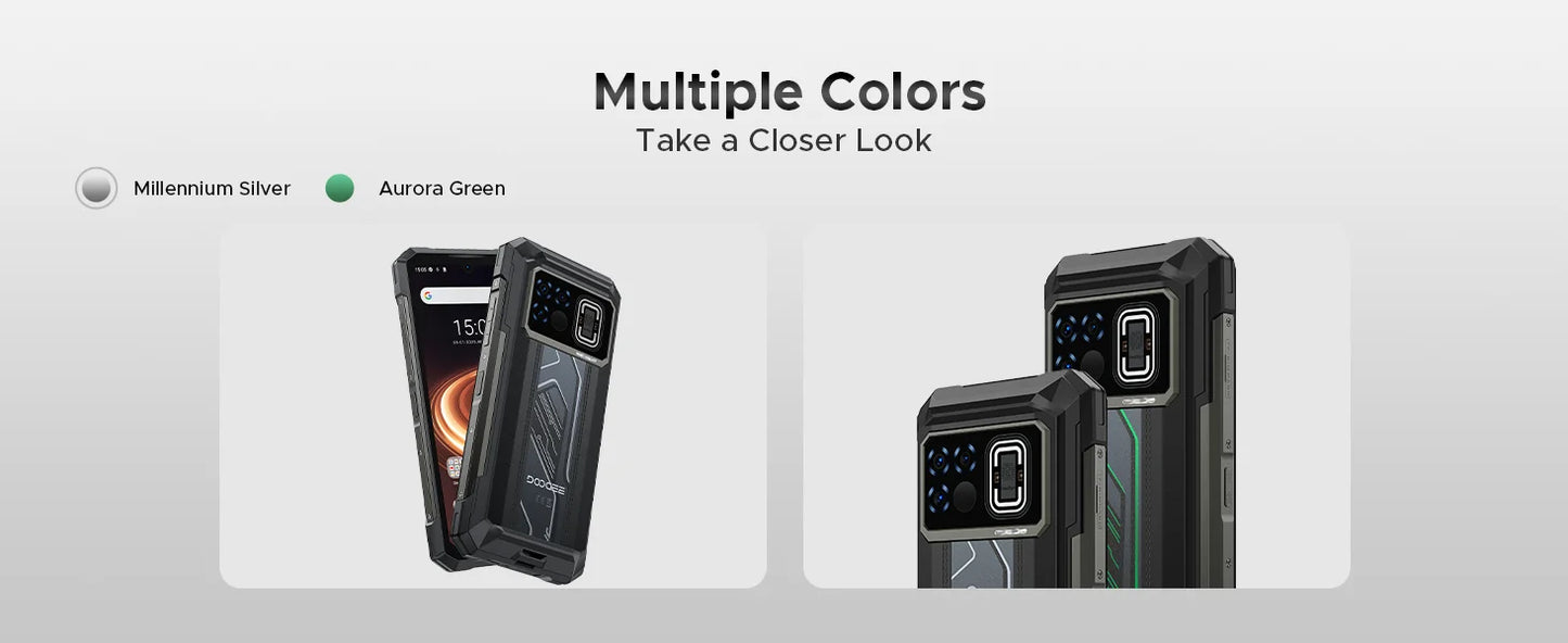 DOOGEE Fire 6 Max Robustes 5G - 20800 mAh, 33W, 6.72 Zoll