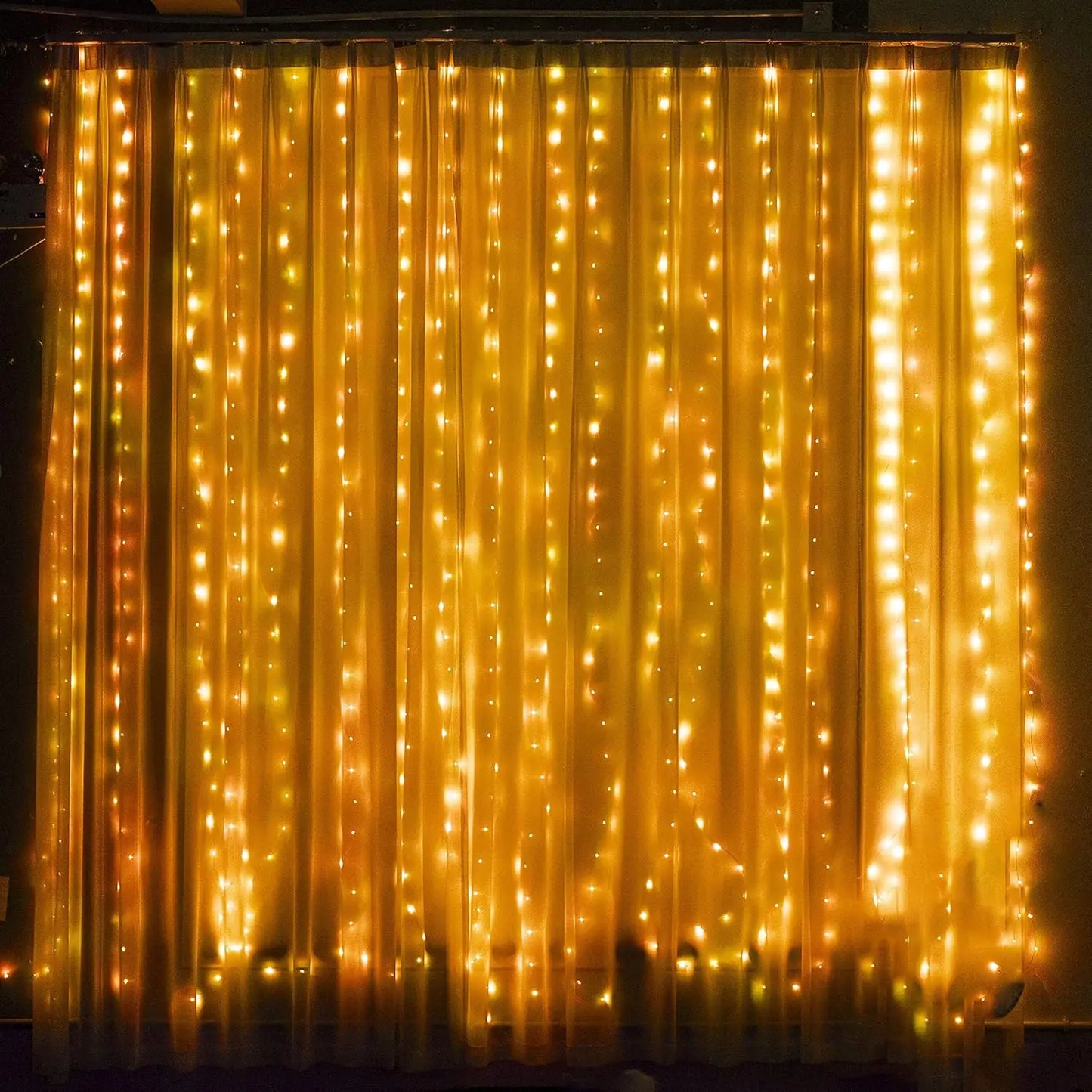 FEICAN Fairy LED Curtain Lights - USB Fernbedienung Wasserdicht