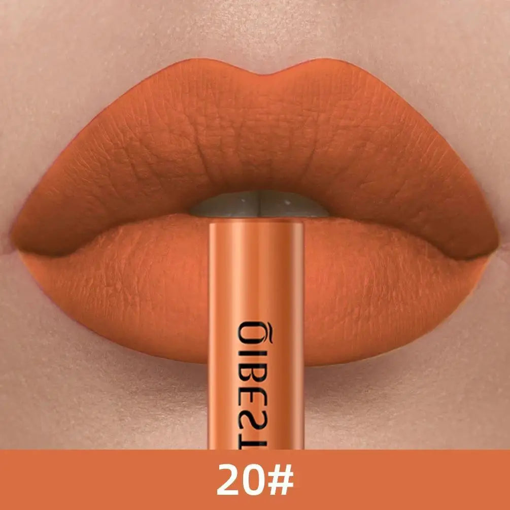 Matte Liquid Lipstick Waterproof Long Lasting Velvet Mate Nude Red Lip Gloss Lint Tube Makeup Cosmetic Lipsticks Lipgloss