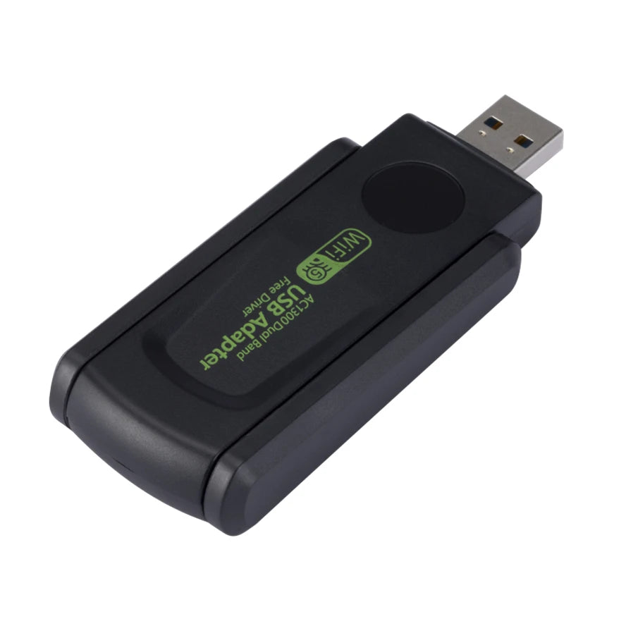 GRWIBEOU 1300Mbps USB WiFi Adapter Dualband - 2.4/5GHz USB
