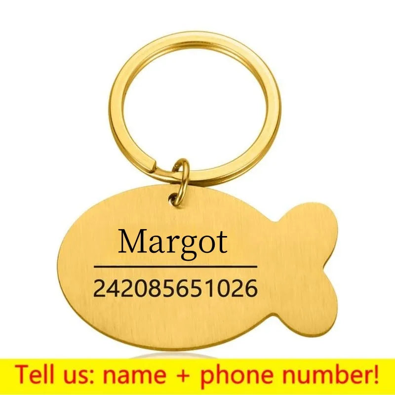 Haustier-ID-Tag 2025: Personalized-Engraved Anti-Lost - Pet Safety Collection