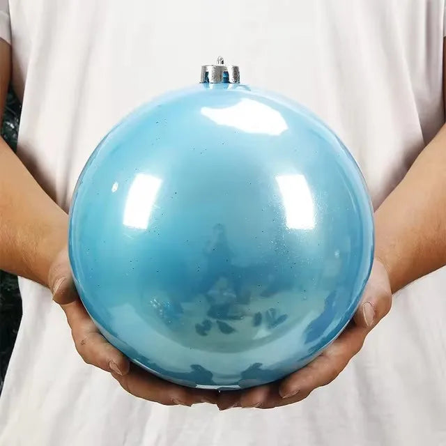 Pearlescent Kugel Glänzende Christbaumkugel - Durchmesser 12-25 cm Kunststoff