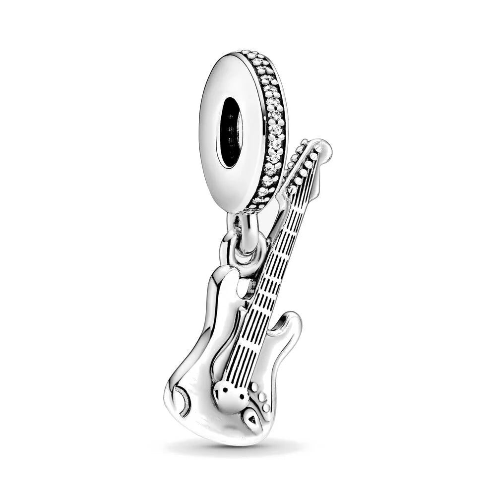 Neue 925 Silber Lernhilfe Schultasche Uhranhänger Charms Beads Fit Original Pandora Armband DIY Schmuck Für Frauen 2024