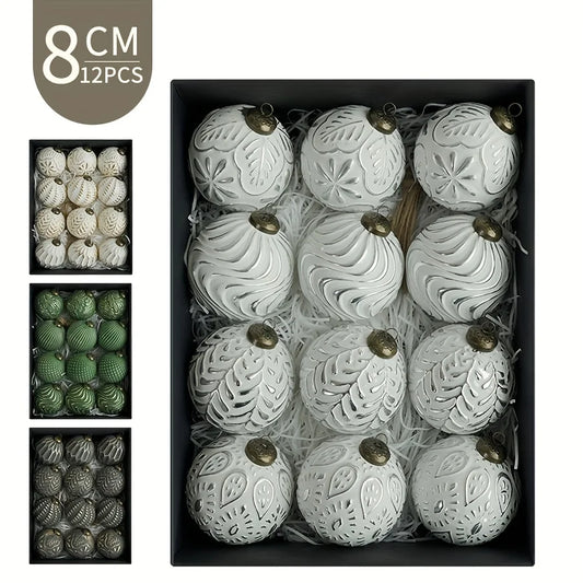 Choice Antik-Weihnachtskugeln Klassisch - Inhalt 12 Stück 8 cm