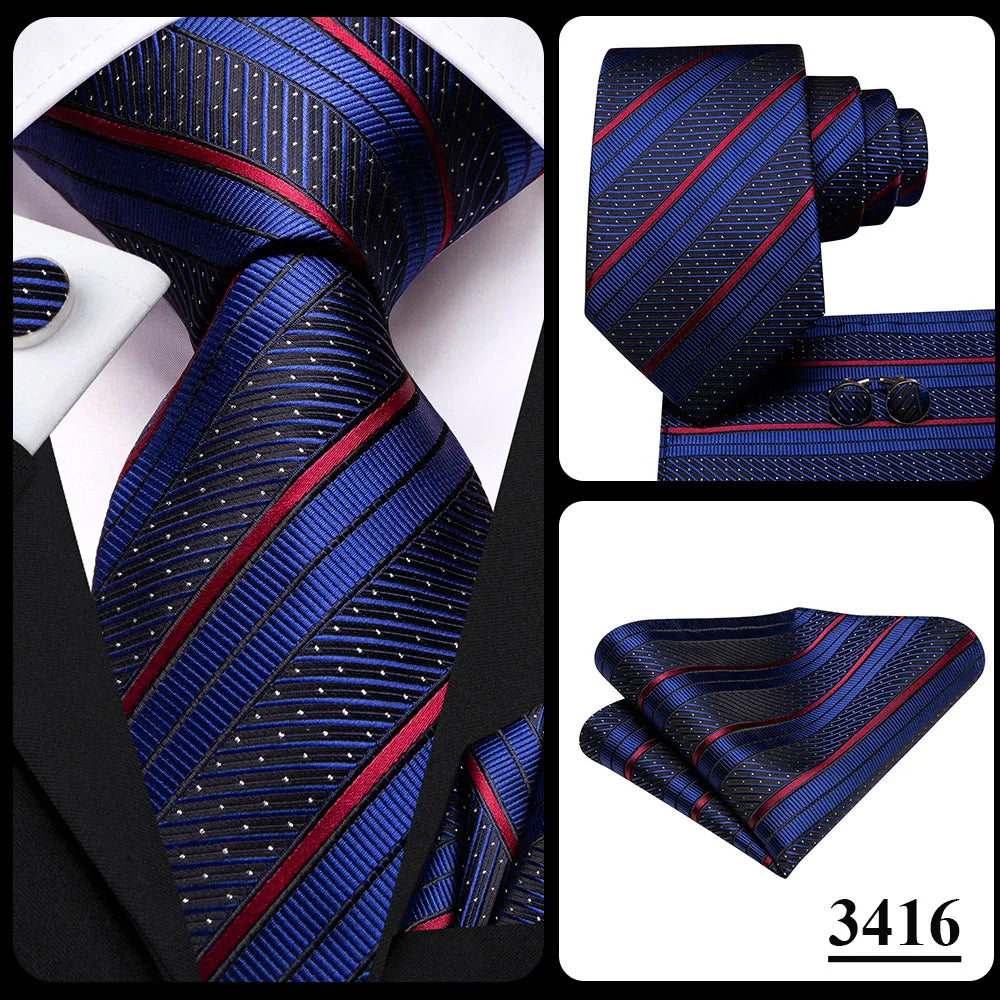 Hi-Tie Seiden-Herren-Krawatten-Set Blumenmuster Gelb Gold Krawatten und Taschentücher Manschettenknöpfe-Set Herren-Hochzeits-Party-Anzug-Mode-Halskrawatte C-3053
