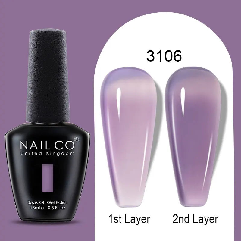 NailCO Gel Nail Polish Nail Art Translucent Vernis Semi Permanent UV LED Lamp Gel Manicure for Gel Polish Nail Glue Productos