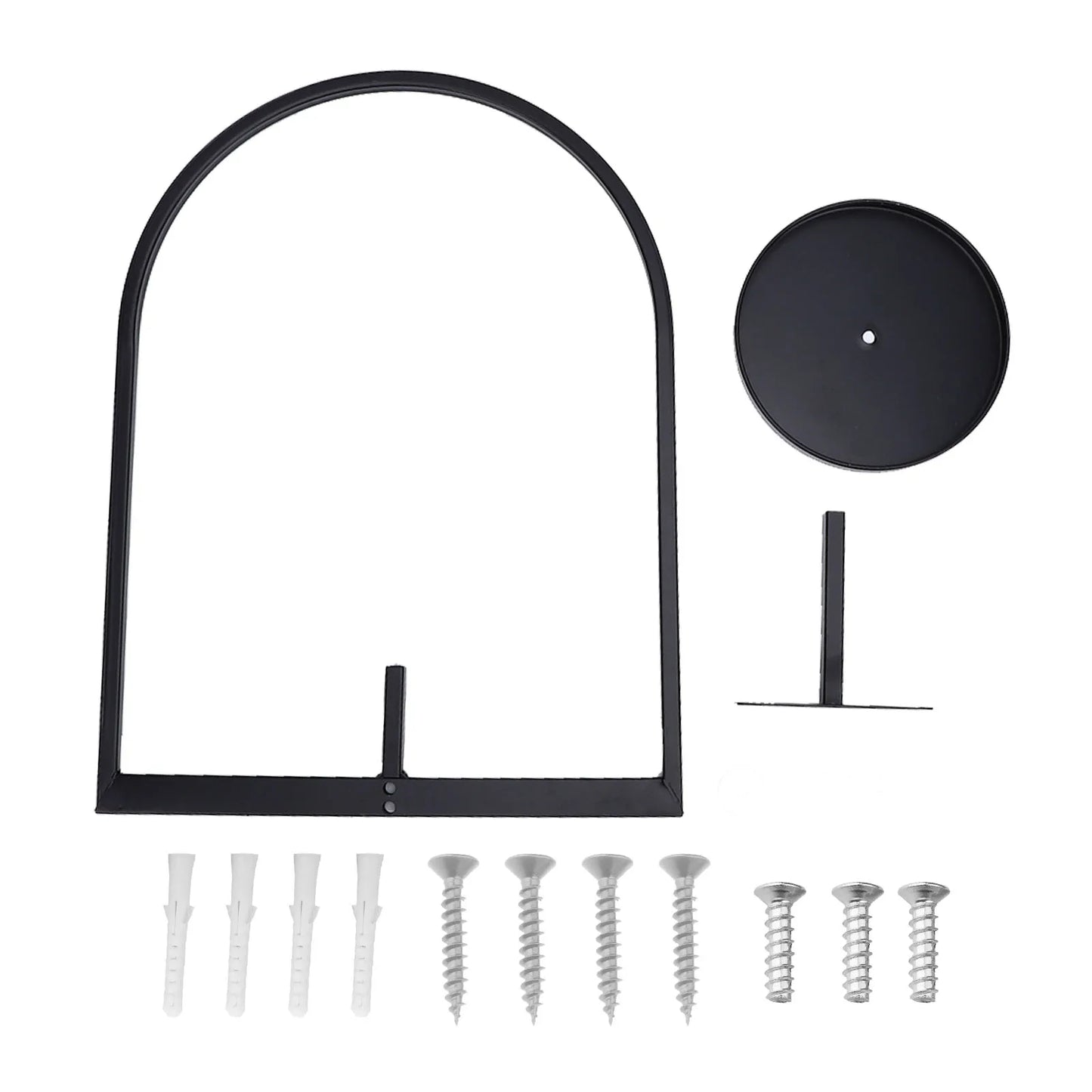 GartenNova Wandpflanzenhalter Eisenrahmen Wandmontage Innen/Außen